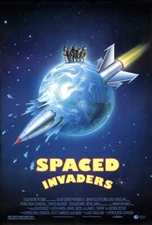 SPACE INVADERS MOVIE POSTER 2 Sided ORIGINAL FINAL VF 27x40 DOUGLASS BARR