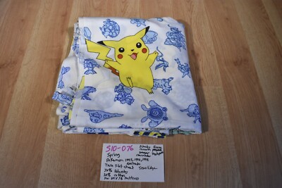 Spring 1998 Pokemon Twin Flat Sheet(510-076)