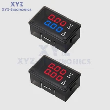 DC0-100V/10A 0.28" LED Dual Display Voltage Current Meter Voltmeter Ammeter
