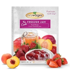 Mrs. Wages No Cook Freezer Jam Fruit Pectin Easy-To-Use 1.75 oz Packet 12 Pack