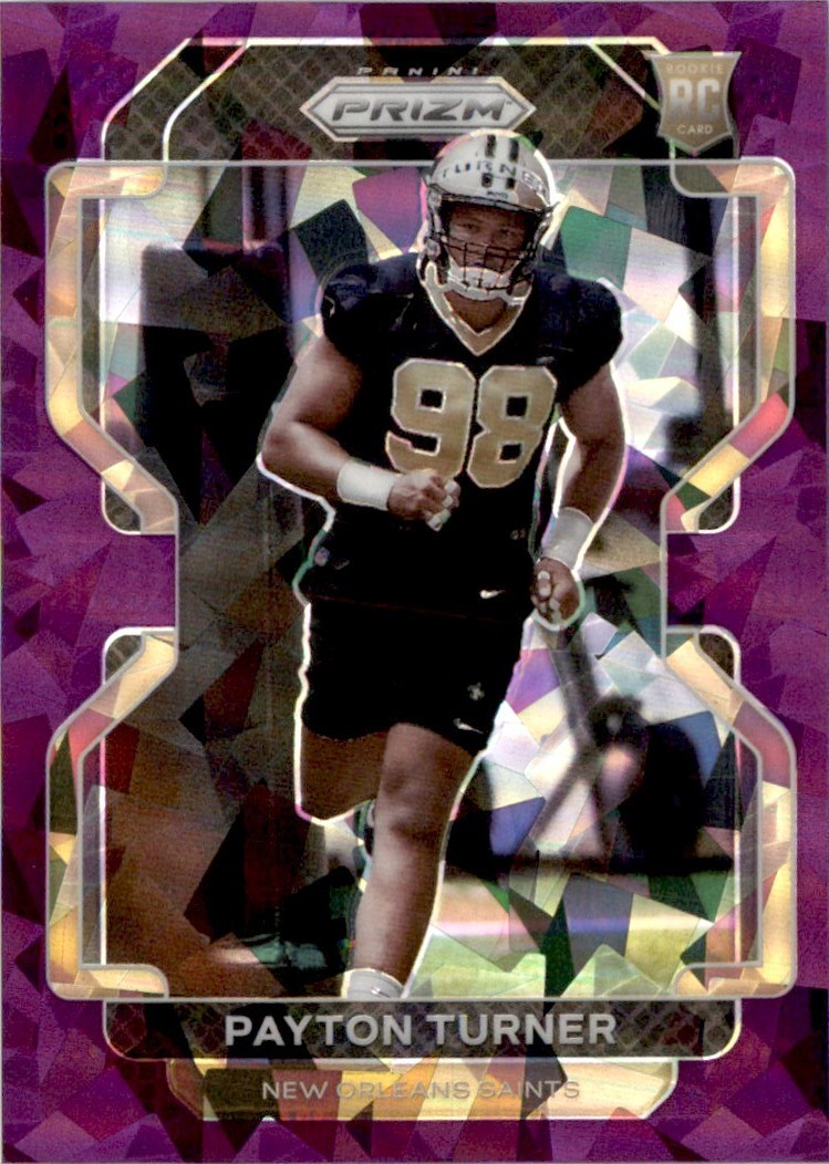 Payton Turner Panini Prizm #379 Purple Ice