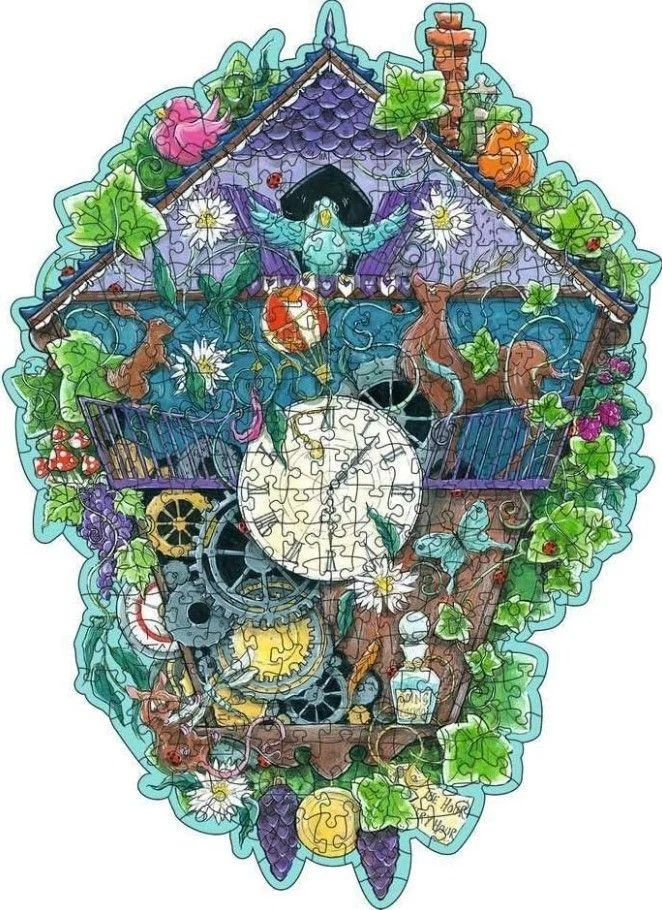 NUEVO Rompecabezas de madera Ravensburger 300 piezas 12+ edades reloj de cuco Foto 2 de 2