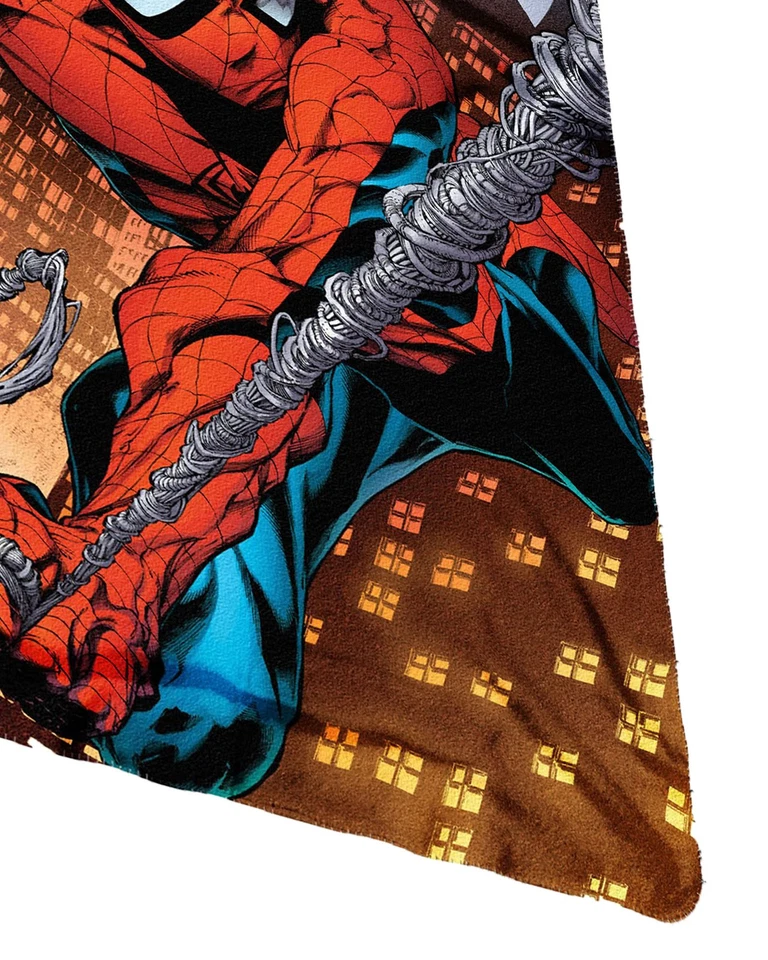 Marvel Spider-Man, "Web Swing" Fleece Throw Blanket, 45" x 60", Multi Color - Image 2 of 4