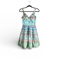 Sherri Hill Printed A-line Prom Party Cocktail Fit & Flare A-line Dress Size 0
