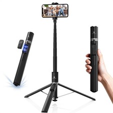 K F CONCEPT 69" Selfie Stick Pop Open  Quick Fold Phone Tripod for Travel Live