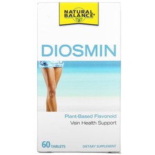 2 X Natural Balance, Diosmin, Vein Health Support, 60 Tablets-Worldwide