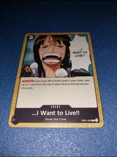 I want to live eb01 050 Carte card one piece
