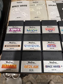 Vectrex Arcade System HP 3000 Video Game Console 20 Games 2 Controllers Manuals