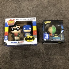Funko Pop BATMAN & ROBIN Salero y Pimentero y Dorbz Dos Caras Batman Lote