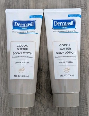 Dermasil Cocoa Butter Moisturizing Body Lotion Set Of 2 - 8 oz Each
