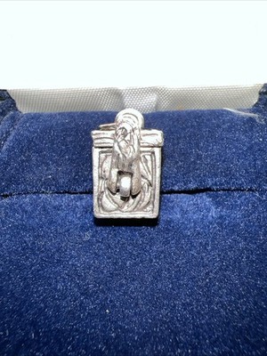 8679 Vintage Sterling 925 Pille Gebet Box Medaillon Anhänger Gift Charm 3/4'' 9,8g