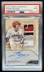 2020 Topps Luminaries Shohei Ohtani Home Run Kings Patch Auto #/15 PSA 9