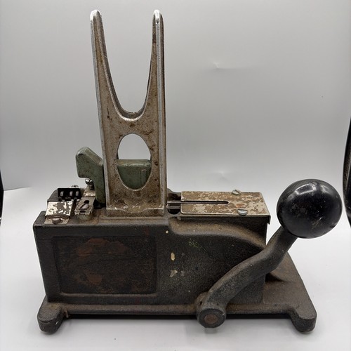 Vintage Pick Machine Flower Floral Stem Crimping Tool with Weight