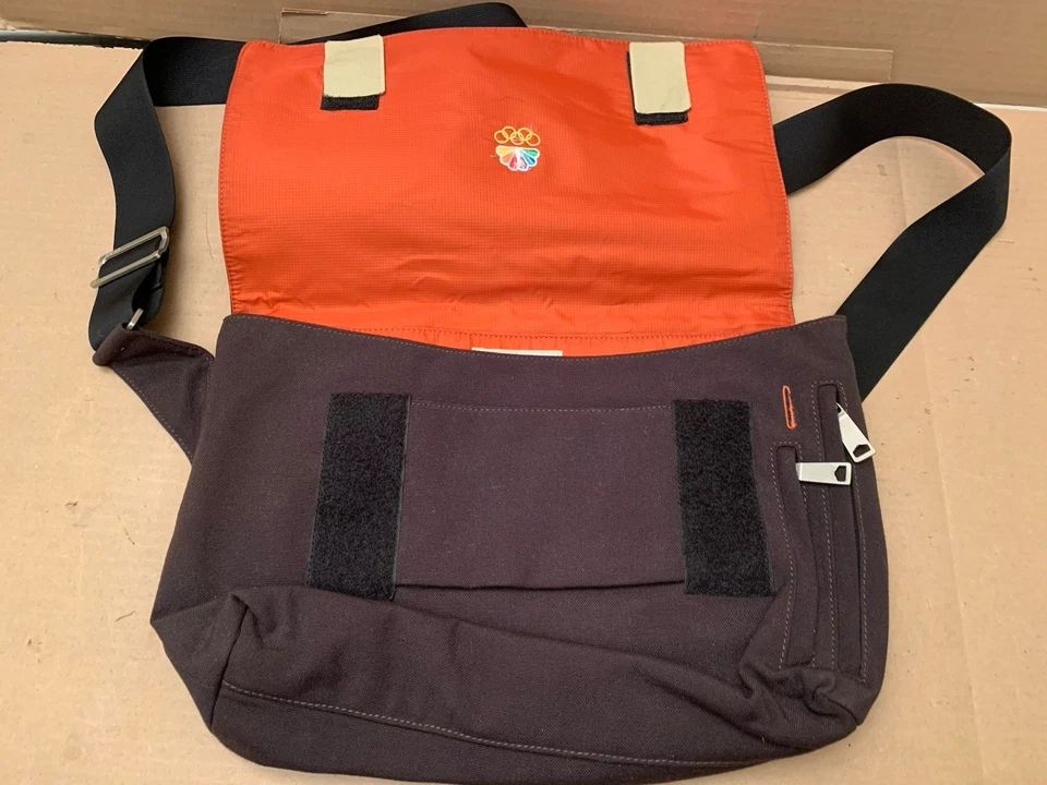 NBC Sports Jack Spade Greene St Messenger Bag Canvas Travel Laptop Crossbody - Image 3 of 4