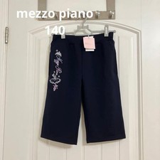 Brand New with Tags Mezzopiano Ballet Embroidered Half Pants 140 Navy Heart Po