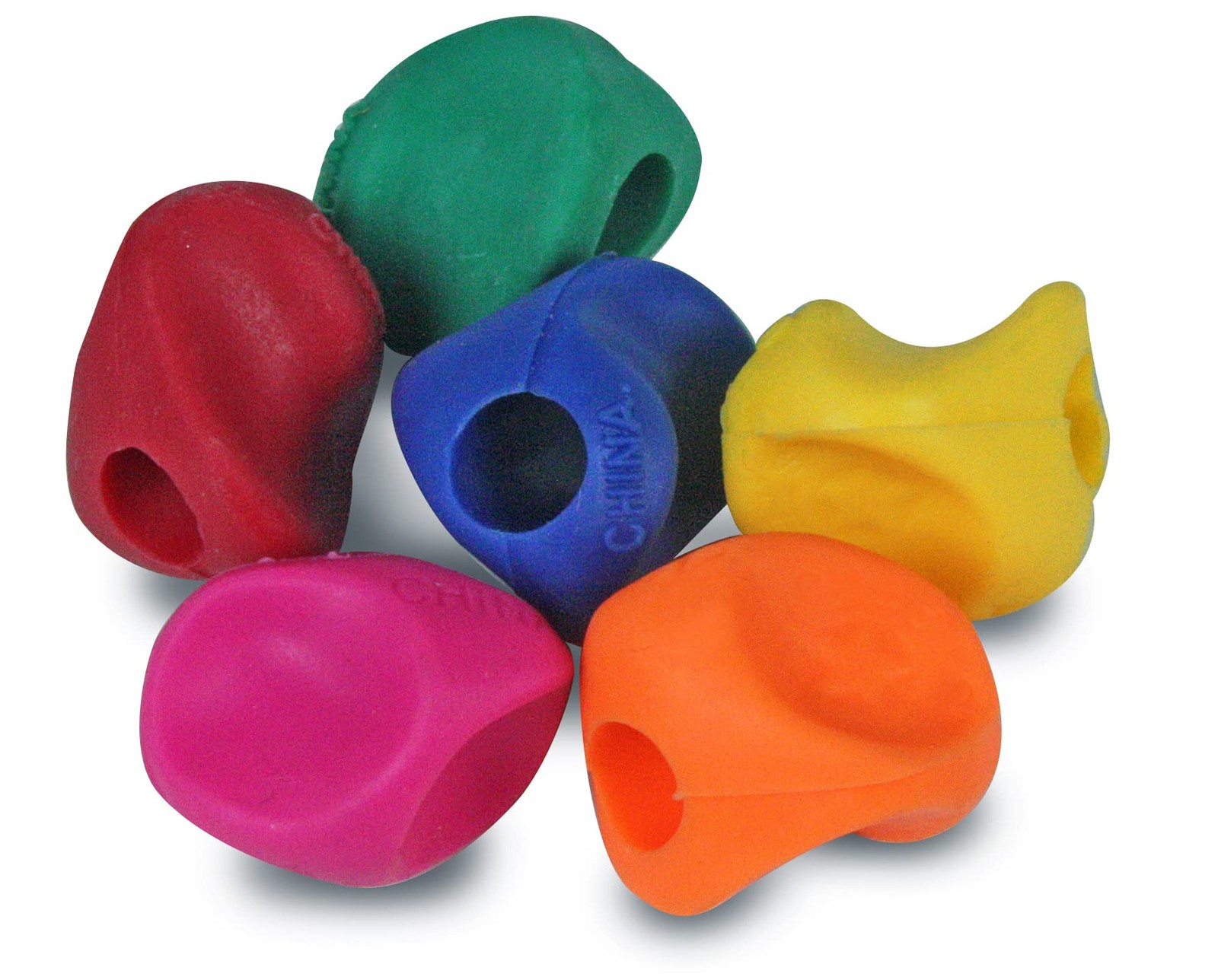 Grip Mini Pencil Grips 50 Pack, Assorted Bright Colors (tpg-