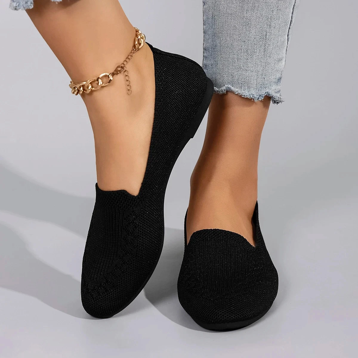 Women’s Slip On Mesh Flats Breathable Lightweight Casual Walking Shoe
Opens in a new window or tab