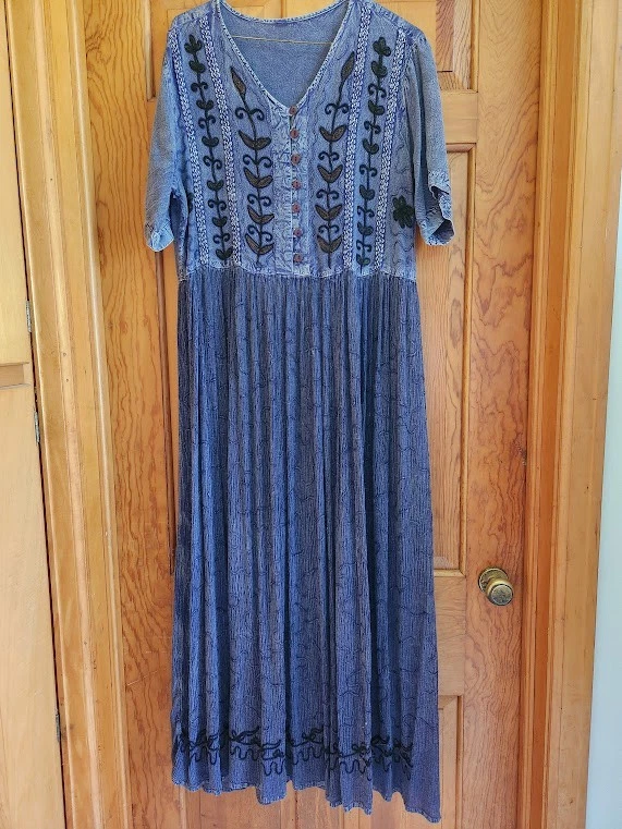Embroidered Plus Size Dresses for Women for sale | eBay