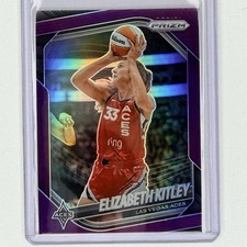 2025 Panini Prizm WNBA Elizabeth Kitley Purple /149 RC #41 Las Vegas Aces