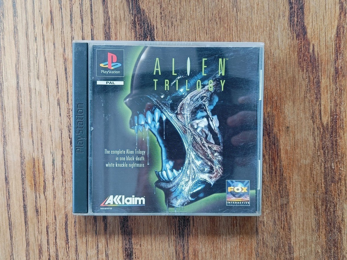 Alien Trilogy Sony PlayStation One PS1 Black Label PAL Complete