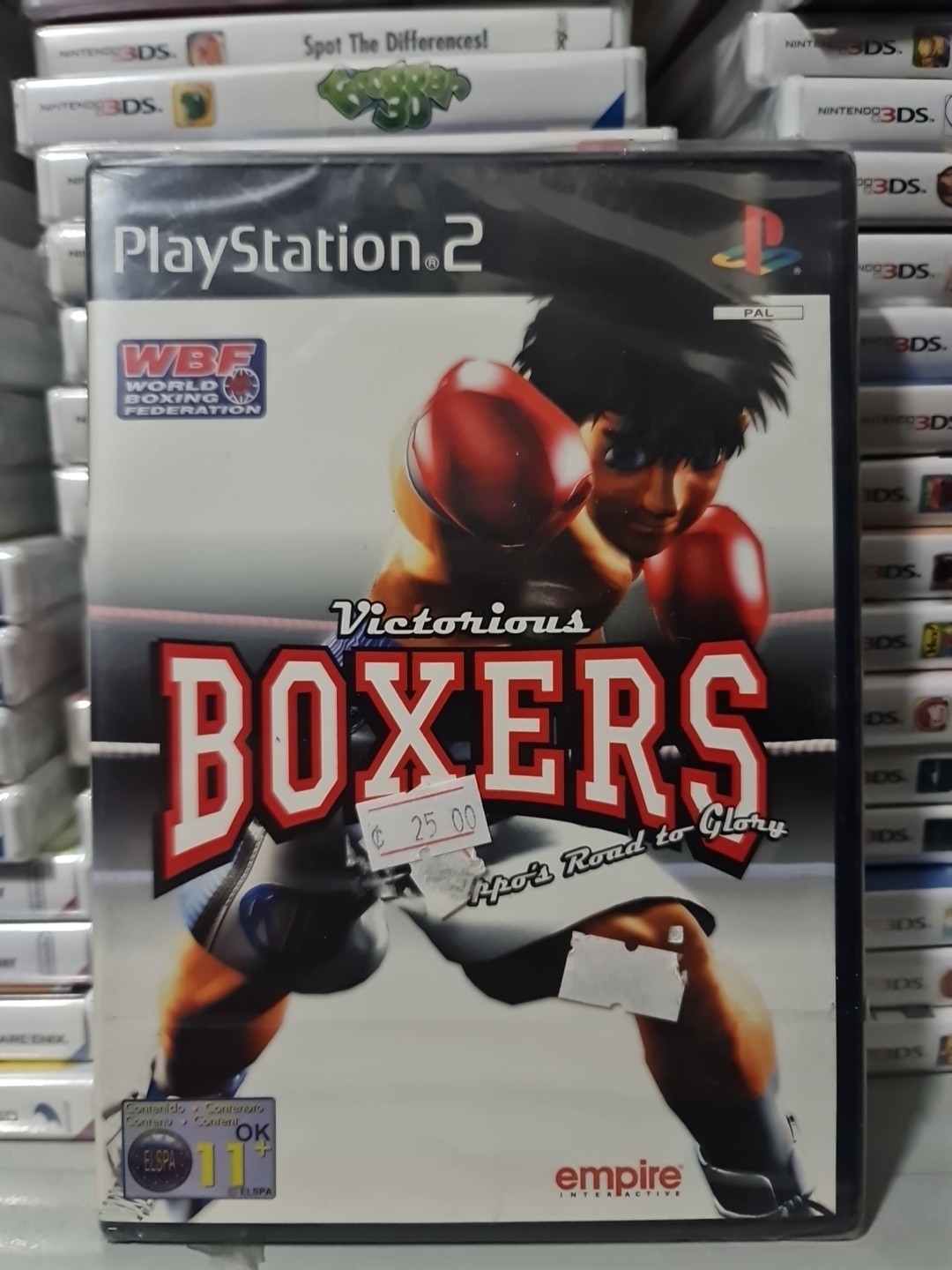 Playstation 2 nuovo: Victorious Boxers by Empire pellicola rovinata