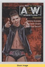 2021 Upper Deck AEW All Elite Wrestling Magazine Dynamite Sammy Guevara READ 0uy