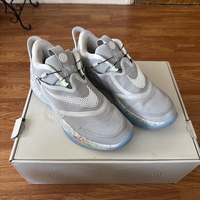 US SIZE 10.5 - NIKE Adapt BB 2.0 10.5 Wolf Grey - Rare Accessories Included | eBay