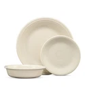 Fiesta-ware New In Box 3 Pc Classic Set Place Setting Linen