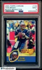 2003 Topps Chrome Black Refractor #148 Tom Brady New England Patriots /599 PSA 9