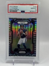 2023 Panini Prizm - Rookies C.J. Stroud #339 Press Proof Prizm (RC) PSA 10 