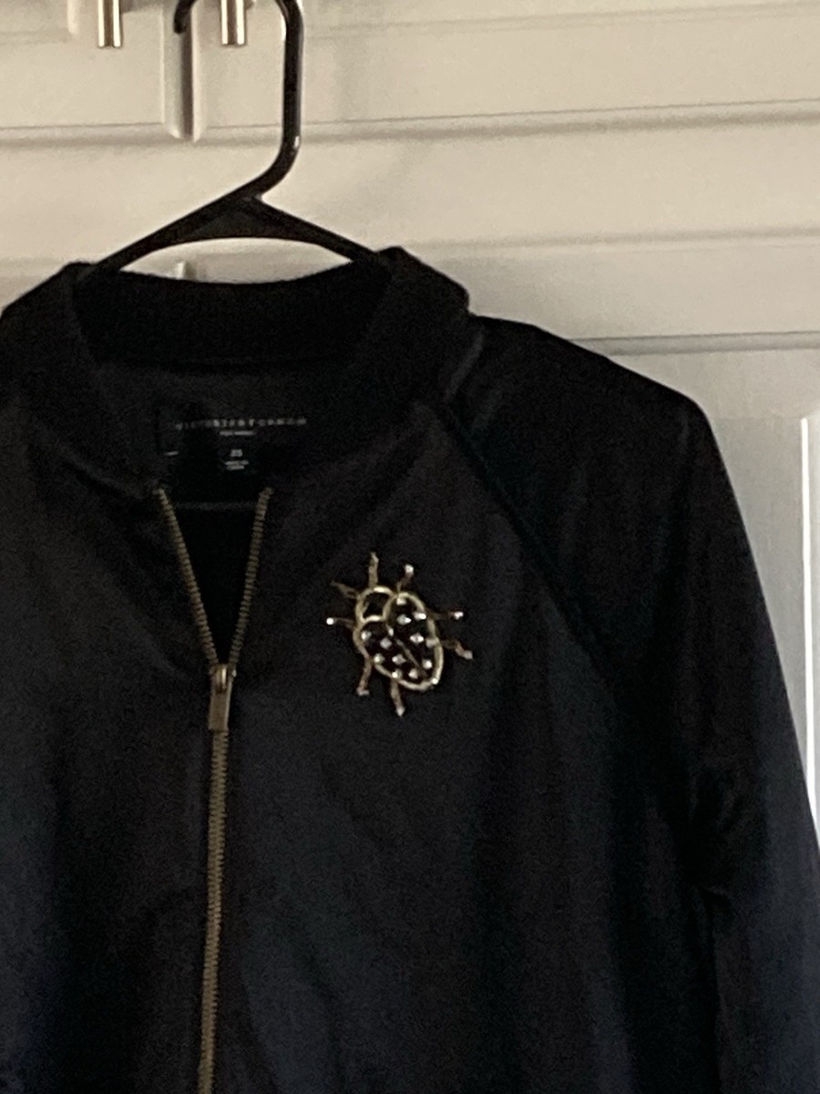 Victoria Beckham Target Size XS (34/36)Satin Embellished Bug