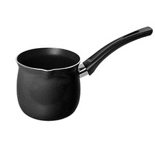 Non Stick Milk Pan Saucepan Kitchen Tea Coffee Pot Cooking with Handle 10x23x9cm