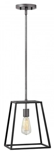 Aged Zinc LED Pendant from the Fulton Collection - Picture 2 of 2