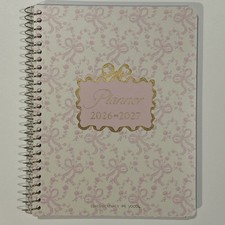 LoveShackFancy x Target - Yoobi Monthly and Weekly Planner 7"x 9" - Coquette Bow