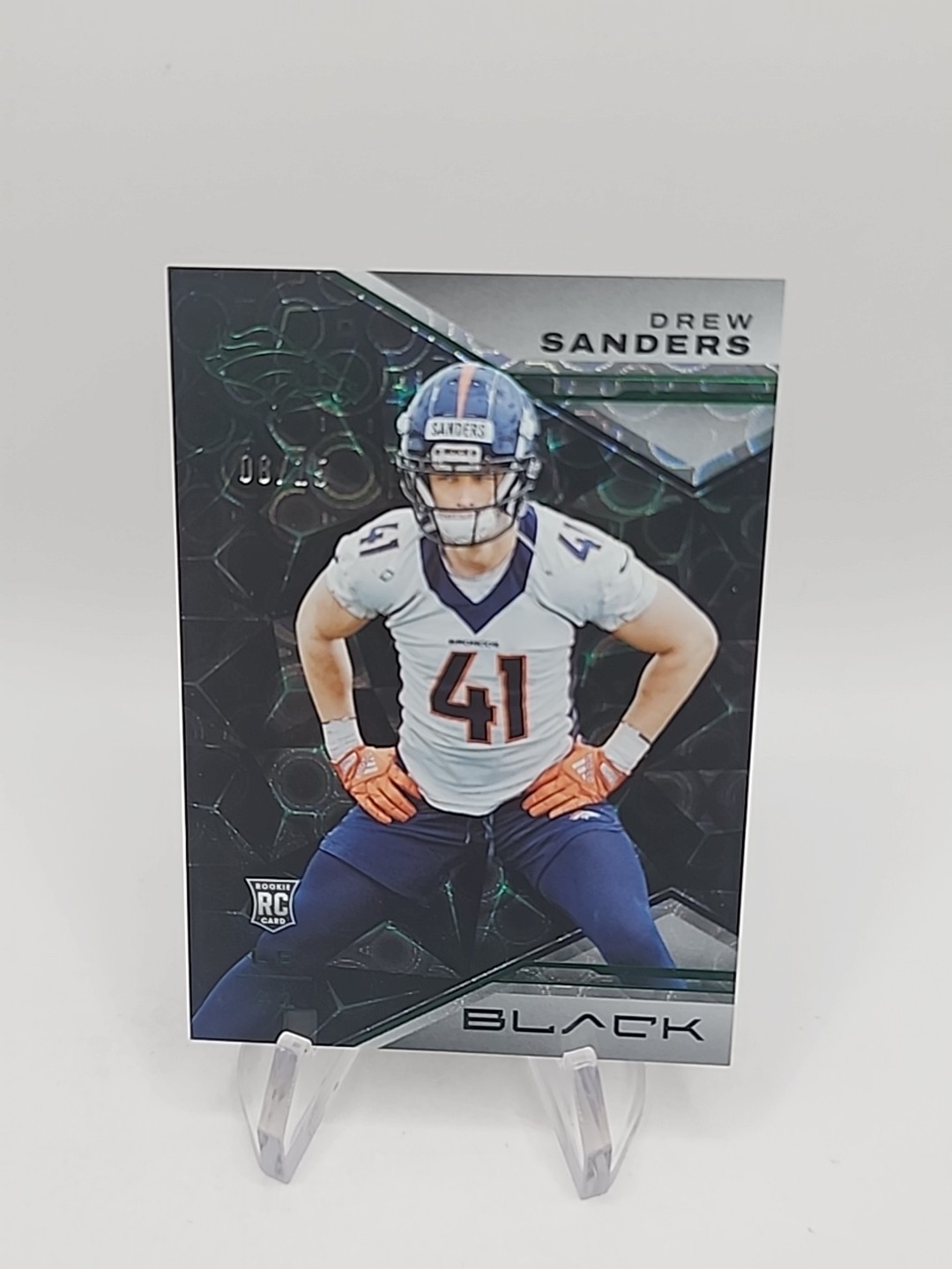 Drew Sanders Panini Black #152 Emerald