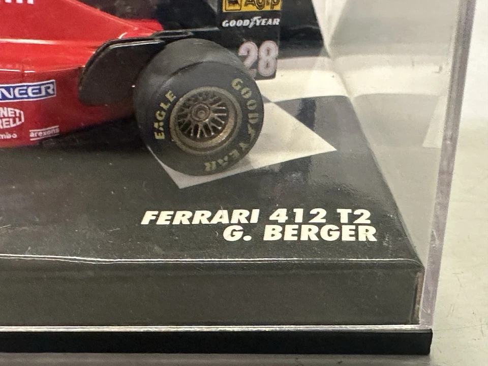 1:43 PMA Minichamps F1 race car #28 FERRARI 412 T2 Gerhard Berger 1995 AGIP - Image 3 of 4
