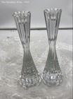 Mikasa Clear Park Lane Crystal Home Decor Taper Candle Holder Lot Of 2 — photo 3