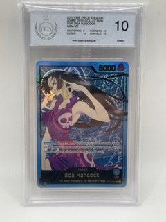 PGS 10 Boa Hancock OP07 038 EB02 25th Collection ONE PIECE TCG GEM Mint PSA BGS