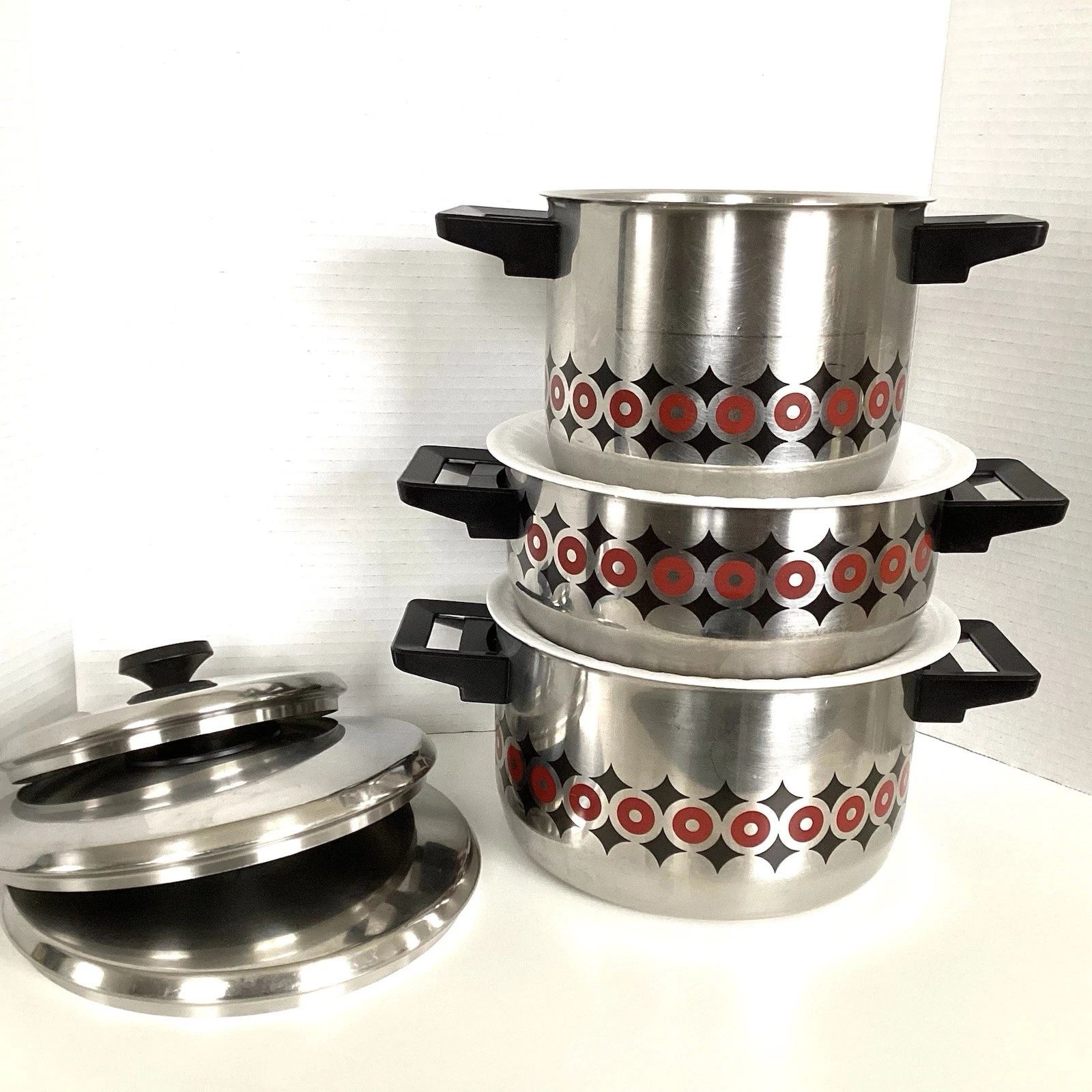 BRAUN KEMMLER – ROSTFREI WESTERN GERMANY pots pans lids Cookware Set **READ**