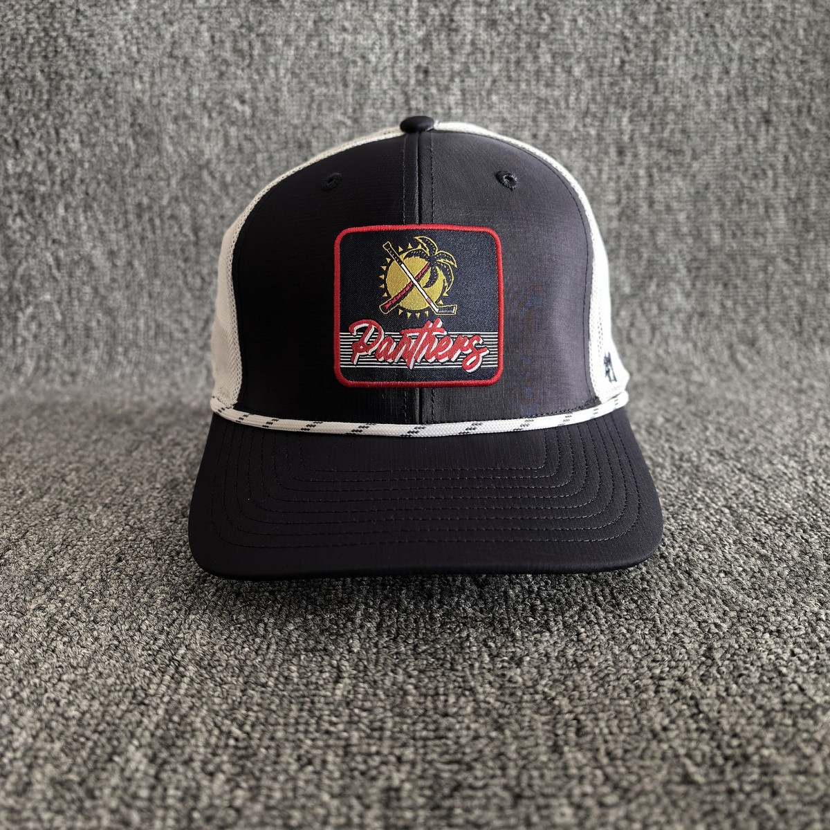 '47 Brand Florida Panthers NHL Trucker Hat Black White Snapback Cap