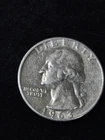 1963  25c silver washington quarter