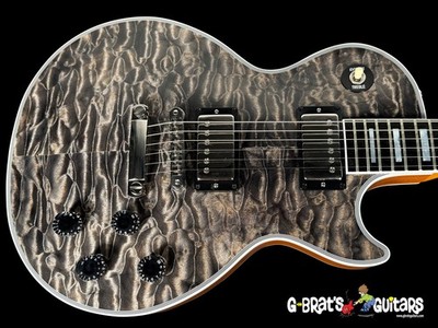 2025 GIBSON LES PAUL CUSTOM 7A QUILT TOP M2M CUSTOM SHOP CHAMBERED ~ COBRA BURST