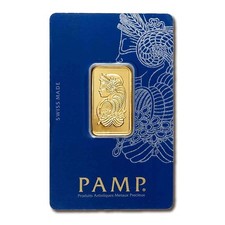 1/2 oz Gold PAMP Suisse Lady Fortuna Veriscan® Bar w/ Assay