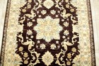 14X4 SPECTACULAR MINT HAND KNOTTED VEGETABL DYE 300KPSI WOOL TABRIZZ RUG RUNNER — photo 7
