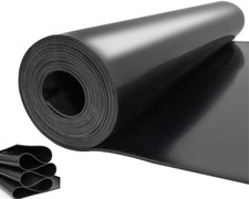 Neoprene Rubber Sheet Roll 1/8 Thick Anti Slip Rubber Mat 118x39