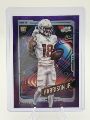 2024 Topps Cosmic Chrome - Rookies Marvin Harrison Jr. #101 Purple Nebula /150