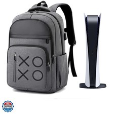 Game Cosole Backpack Travel Bag Travel Carrying Case for PS5/PS4 Console and ...