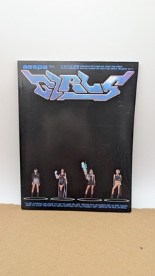 Aespa Girls 2nd Mini Album 2022 CD/Stickers. Pre-owned.