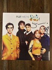 ‘Pulp’ Band Signed Vinyl Album ‘His N Hers’ Jarvis Cocker +2