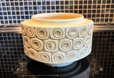 Vintage 1970s McCoy Scandia Ceramic Planter Vase Mid Century Modern MCM Tan #31